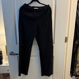 Mango Black Straight Leg Pants